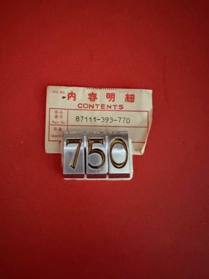 s-l500 Honda 87111-393-770 EMBLEM A, SIDE COVER , hcosm1