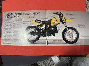 YAMAHA, SALES BROCHURE ,YZINGER, NEW