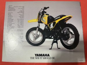 YAMAHA, SALES BROCHURE ,YZINGER, NEW