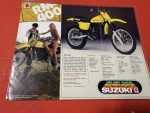 SUZUKI, SALES BROCHURE ,RM250 , RM400 , NEW