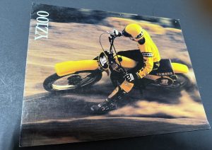 YAMAHA, SALES BROCHURE , 81 YZ100 ,  NEW