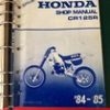 s-l140-2 Honda , Shop Manuals , CR125R - 3 MANUALS with binder,1982, 83, 84-85 , hman