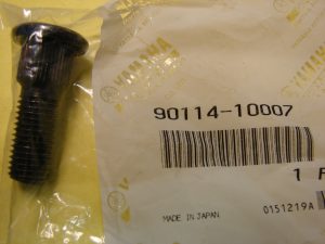 YAMAHA OEM BOLT, SERRATION | 90114-10007-00 , b6