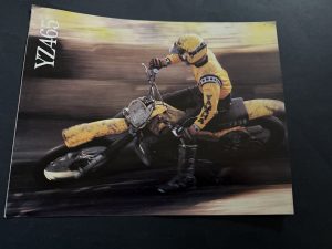YAMAHA, SALES BROCHURE , 81 YZ465 ,  NEW