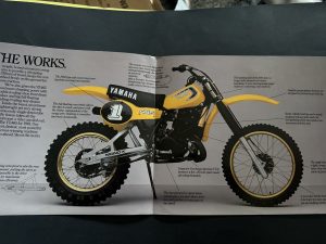 YAMAHA, SALES BROCHURE , 81 YZ465 ,  NEW