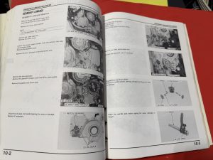  Honda 87-88 , CBR1000F HURRICANE , Service Manual , pre-owned , cabtp