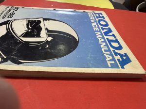  Honda 87-88 , CBR1000F HURRICANE , Service Manual , pre-owned , cabtp
