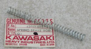 KAWASAKI OEM BRAKE ROD SPRING | 43012-001 , kspr2
