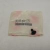White plastic bag packaging with a barcode label reading 90103-HC4-770 and a small black Phillips-head screw resting on the bottom right.