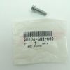 Bolt above a small white plastic bag labeled 90004-GHB-660 containing one part.