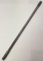 Long metal rod with threaded ends on both sides (double-ended stud bolt).