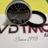 Yamaha tachometer gauge showing 0–12 ×1000 RPM with a visible redline, and indicators for high beam, neutral, and brake lining.